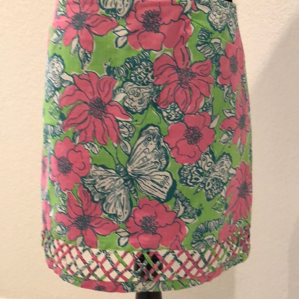 Lilly Pulitzer Lattice Hem Skirt